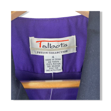 Vintage Talbots Petite Collection Button Down Dress