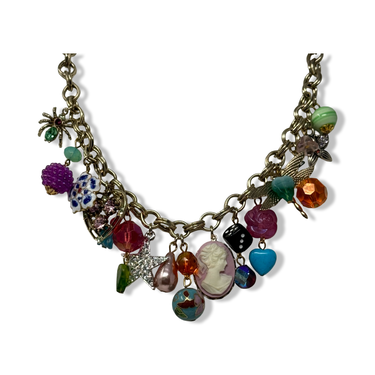R.J. Graziano Double Cable Chain Charm Necklace