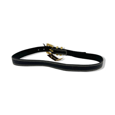 Vintage R.J. Graziano '87 Contrast Stitch Thin Belt