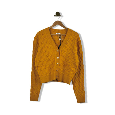 Area Stars Cable-Knit Button Cardigan