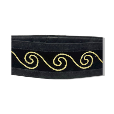 Vintage R.J. Graziano Velvet Wave Belt