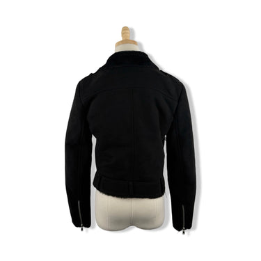Zara Trafaluc Faux Suede Moto Jacket