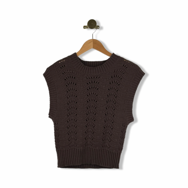 Heartloom Short Sleeve Knit Sweater Top