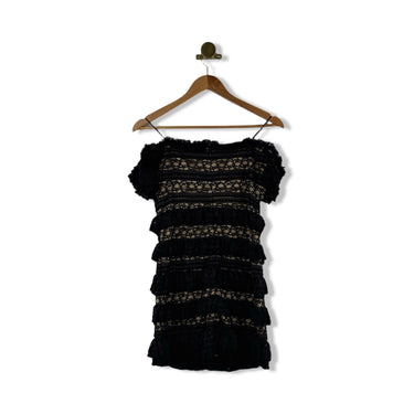 Likely Lace Ruffle Mini Dress
