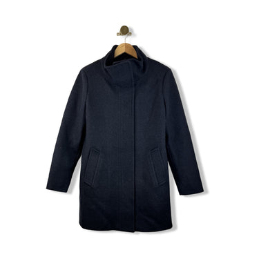 Cole Haan Funnel Neck Overcoat