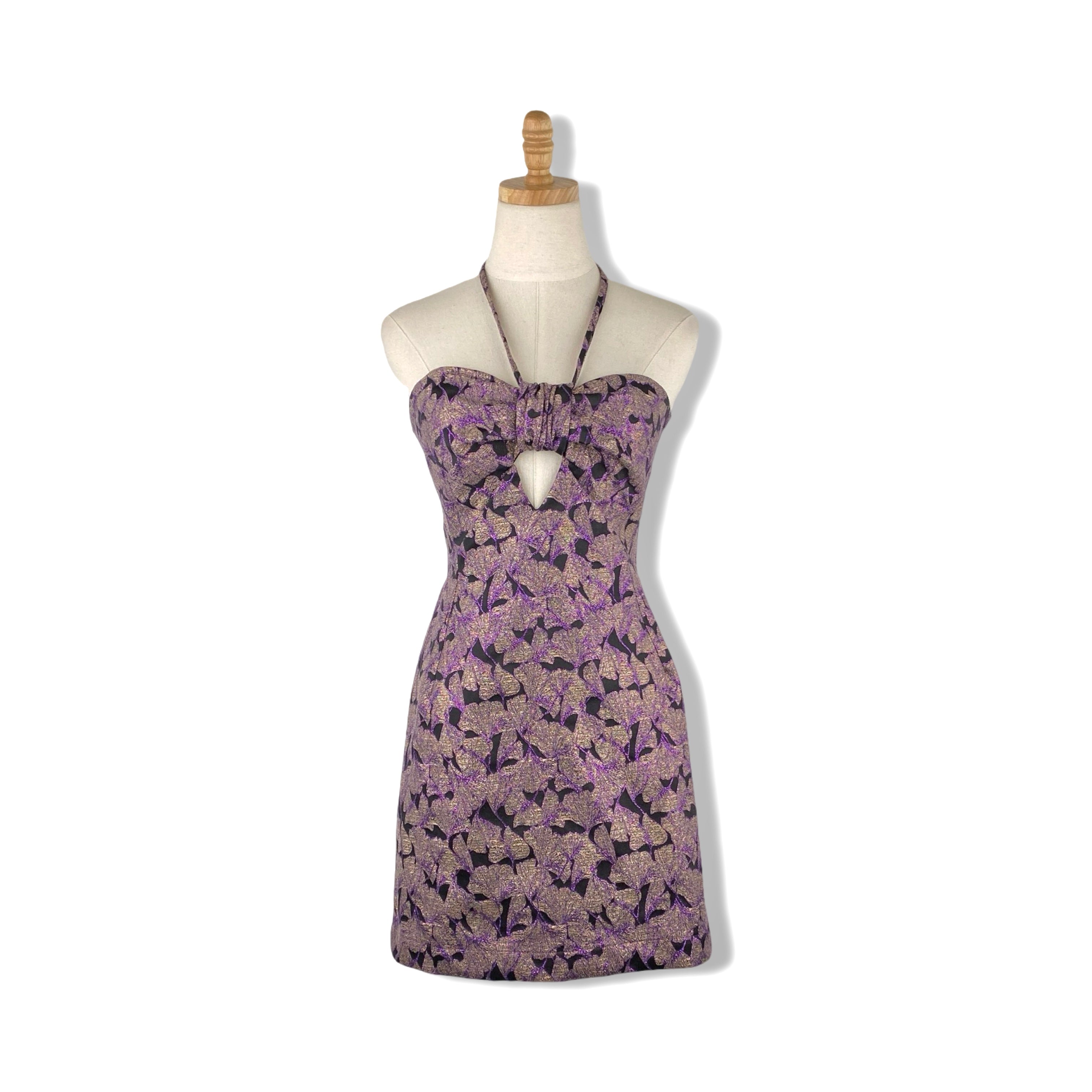 Lavender Brown Aama Dress