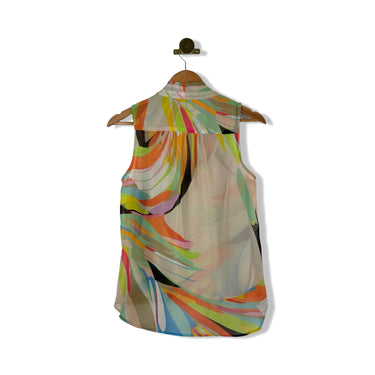 Trina Turk Sheer Wrap Shirt