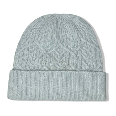 Cashmere Blend Cable Knit Beanie