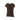 Proenza Schouler White Label Short Sleeve Jersey Top-Brown Front