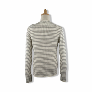 Billy Reid Heirloom Stripe Mini Waffle Crew