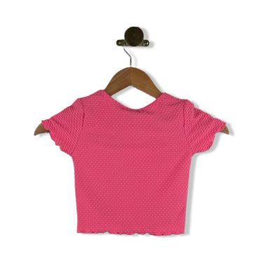 Design History Kids Textured Short Sleeve Shirt