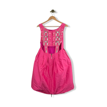 Rachel Roy Embellished Back Midi Dress