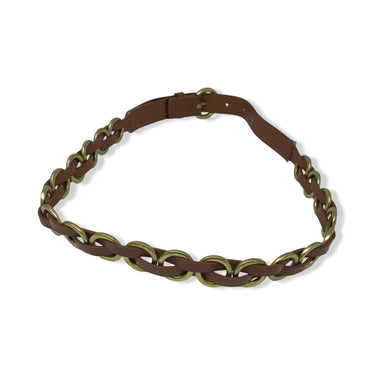 Woven Ring Leather Belt