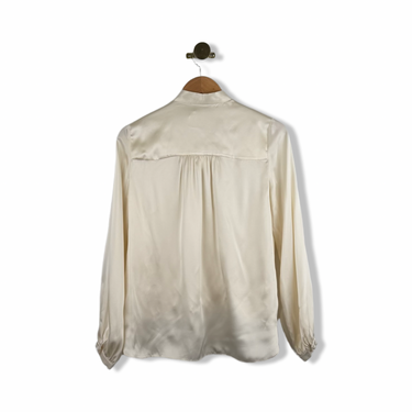 Intermix Silk Wrap Front Top