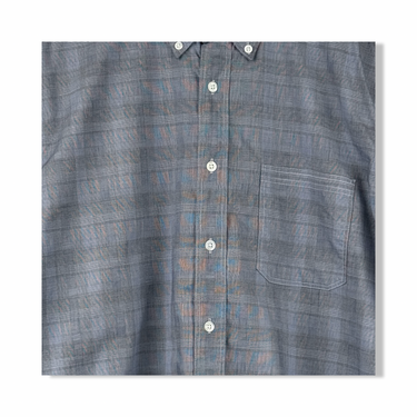 Billy Reid Tonal Grid Plaid Tuscumbia Shirt