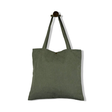 Corduroy Thrift Tote Bag