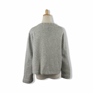 Ann Taylor Faux Pearl Cardigan