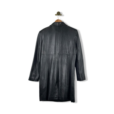 Vintage Jones New York Leather Car Coat