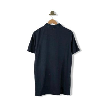 Billy Reid Dark Hemp Cotton Twill Polo