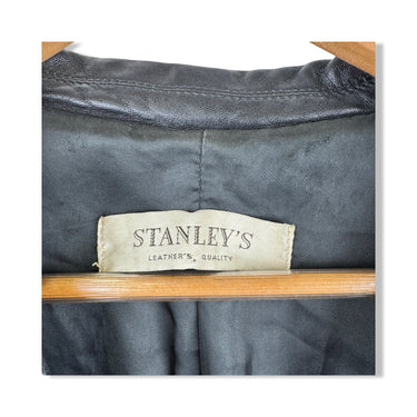 Vintage Stanley's Leather Car Coat