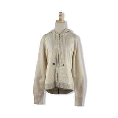 Elliott Lauren Quilted Hoodie Zip Sweater