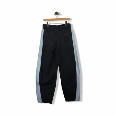 BLANKNYC Colorblock Barrel Leg Denim Pant