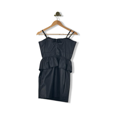 Shoshanna Leather Strapless Dress