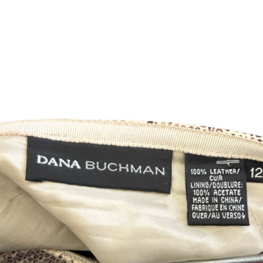 Vintage Dana Buchman Snake Skin Leather Skirt