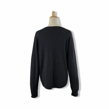 Naadam Cashmere Cropped V-Neck Sweater