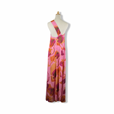 Massimo Dutti Floral Asymmetric Maxi Dress