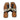 Frame Croc-Embossed Leather Slide Sandals