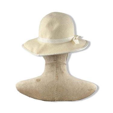 Vintage Michael Howard Wool Bow Strap Hat