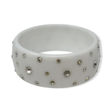 Vintage R.J. Graziano Chunky Rhinestone Bangle Bracelet
