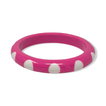 Vintage R.J. Graziano Polka Dot Bangle
