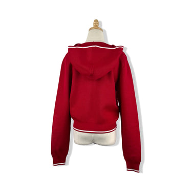 Rivir Button Up Knit Hoodie