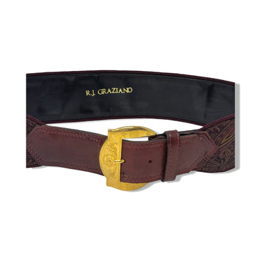 Vintage R.J. Graziano Paisley Print Belt