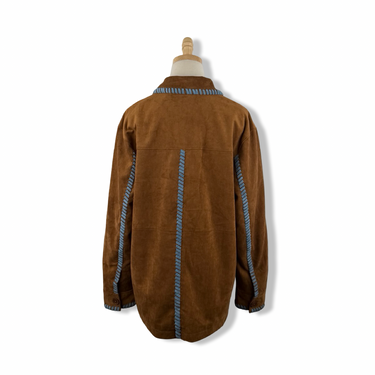 BLANKNYC Suede Contrast Stitch Jacket
