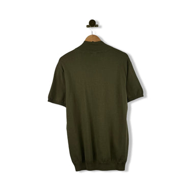 Ron Dorff Contrast Trim Zip Polo Shirt
