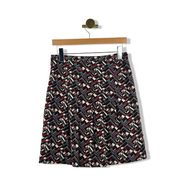 Ann Taylor Petite Geometric Print Skirt
