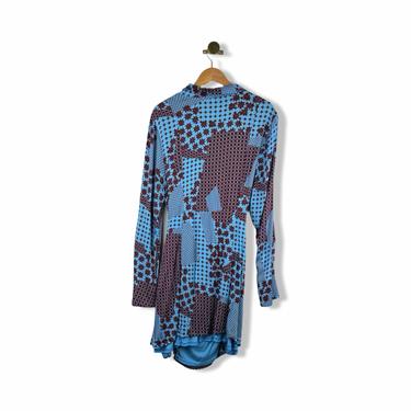 Free People Patterned Cutout Dress
