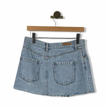 BLANKNYC Denim Micro Mini Wrap Skirt