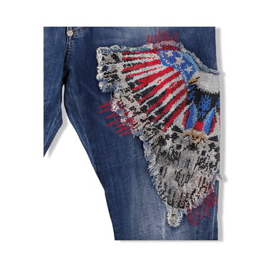 Philipp Plein "Illegal Fight Club" Straight Jean