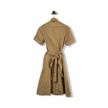 Diane von Furstenburg Eyelet Wrap Dress