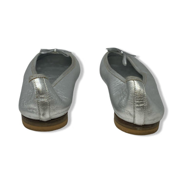 Prada Metallic Ballerina Flats