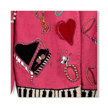 Vintage Michael Simon Dancing in the Park Cardigan