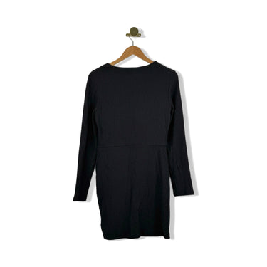 Area Stars Textured Wrap Mini Dress