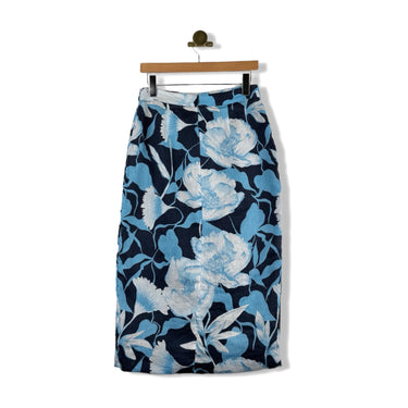 Reiss Jackson Print High Rise Skirt