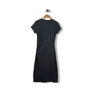 Theory Ruched Short Sleeve Dress