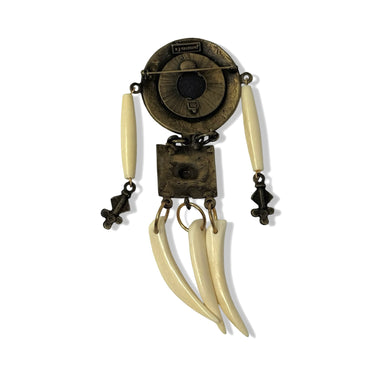 Vintage R.J. Graziano Bone Drop Brooch