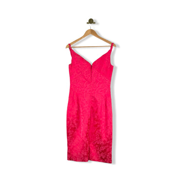 Zac Posen Floral Silk Midi Dress